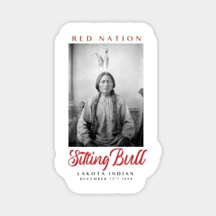 Red Nation Sitting Bull Magnet