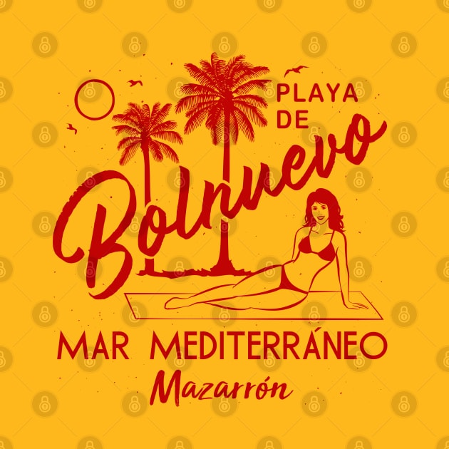 Playa de Bolnuevo by mazarronsouvenirs