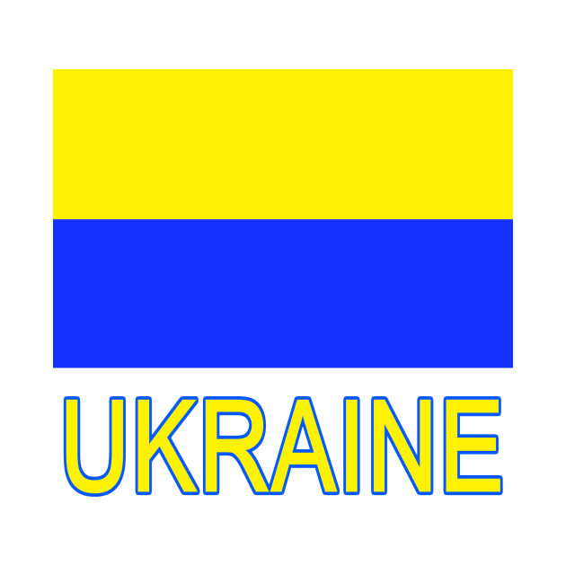 The Pride of Ukraine - Ukrainian Flag Design by Naves