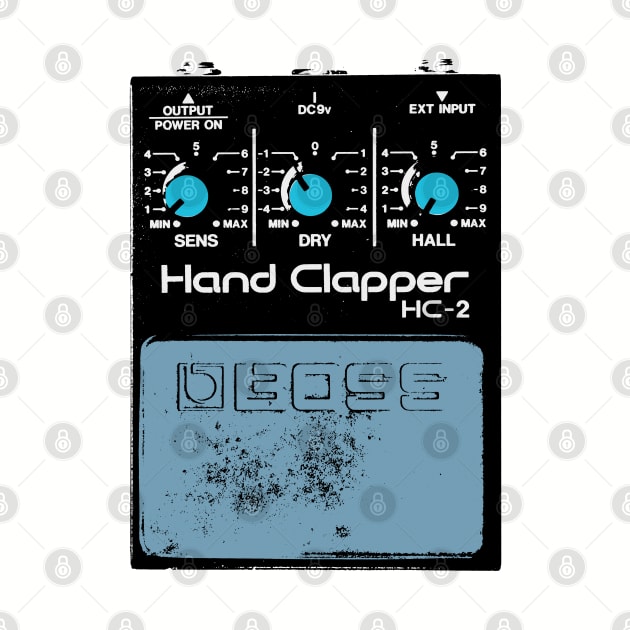 Boss Hand Clapper Guitar FX Fan Art Design by DankFutura