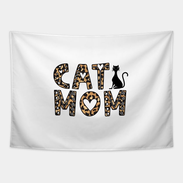 Cat Mom Tapestry by BDAZ