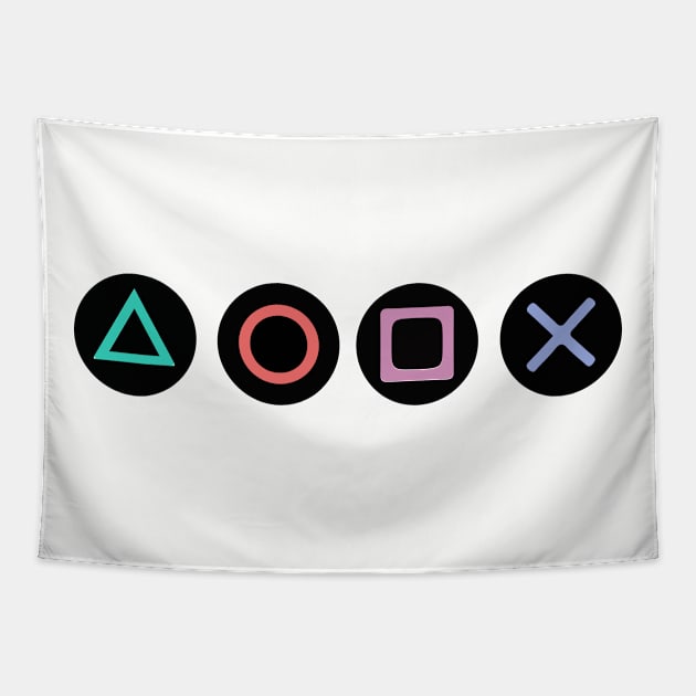 Ps4 Buttone Tapestry by Clothing Spot 