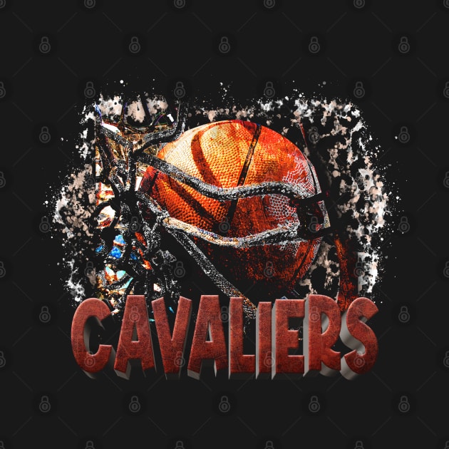 Classic Sports Cavaliers Proud Name Basketball by Irwin Bradtke