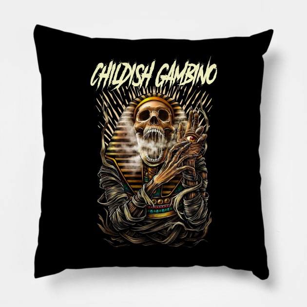 CHILDISH GAMBINO RAPPER MUSIC Pillow by jn.anime