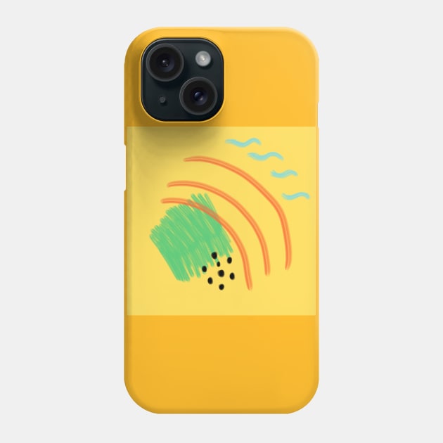 Abstract Weather Phone Case by Charlotsart