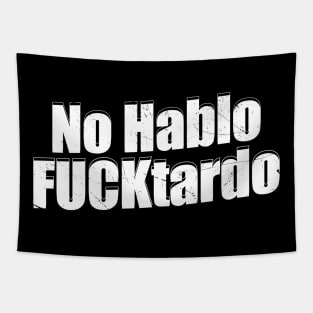 No hablo Funny Offensive Tapestry