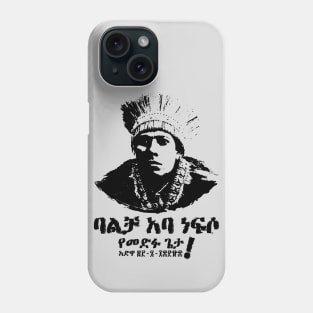 Dejazmach Balcha Safo (Balcha Aba Nefso), Adwa Ethiopia (Amharic) Phone Case