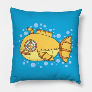 Fish Submarine Pillow