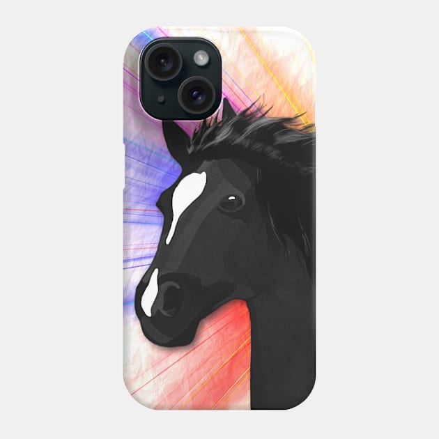 Horse Lovers Galloping Horse Phone Case by KC Morcom aka KCM Gems n Bling aka KCM Inspirations