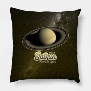 Planet Saturn: Mini Solar System V02 Pillow