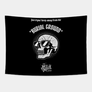The Joe Keeley Band - Burial Ground Skull Design Tapestry