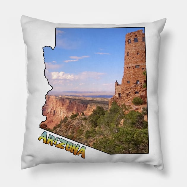 Arizona  (Grand Canyon National Park) Pillow by gorff