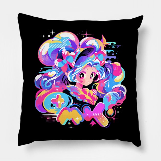 idol - anime style Pillow by Dragadin