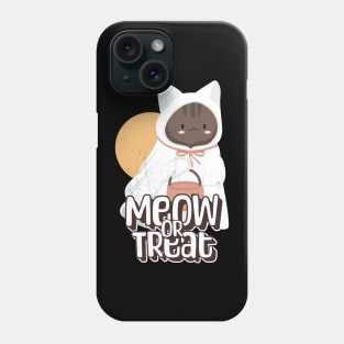 Meow or treat Phone Case