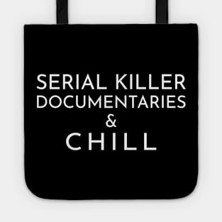 Retro Serial Killer Documentaries & Chill Halloween Tote