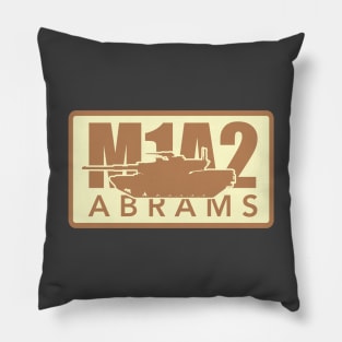 M1A2 Abrams Desert Subdued Patch Pillow