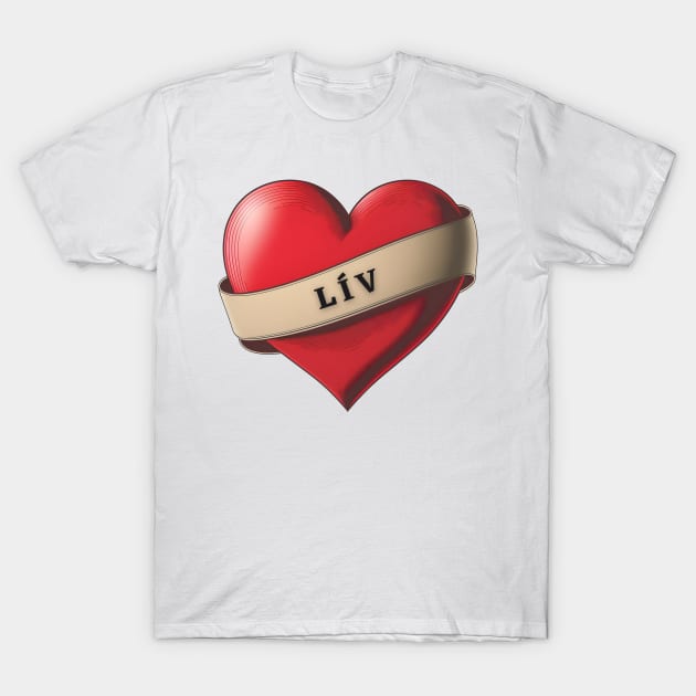 lv heart shirt