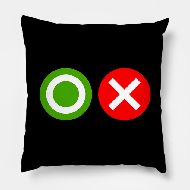 Red Light Green Light Pillow by OrangeCup