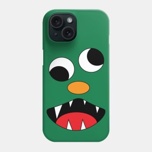 Silly Monster Face T-Shirt | Crazy Eyes Phone Case