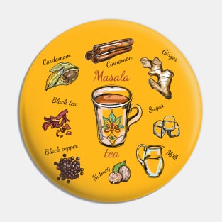 Masala Tea Pin