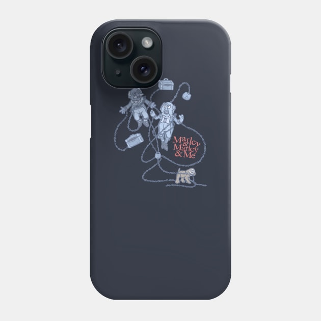 Marley and Marley and Me Phone Case by Cam Garrity