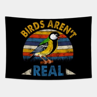 Birds Aren_t Real Funny Government Tapestry