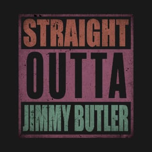 Vintage Proud Basketball Name Jimmy Retro Style Straight Outta T-Shirt