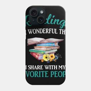 Reading Is A Wonderful Thing Phone Case