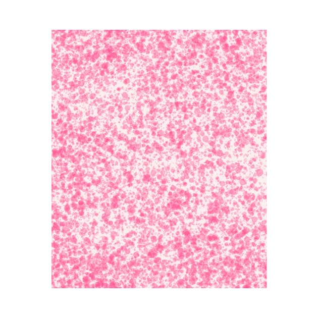 Abstract Pink Splatter Pattern Art by basselelkadi