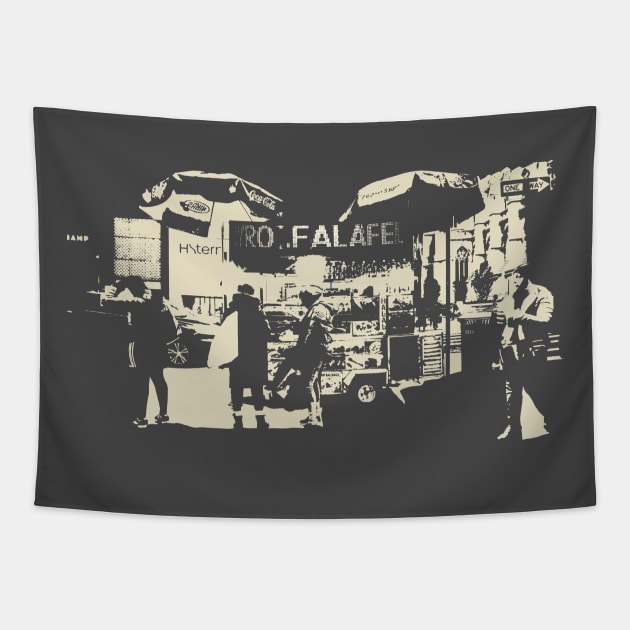 Falafel Tapestry by Raul Baeza