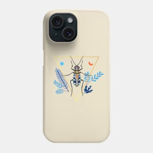 Tiger Beetle Art Phone Case