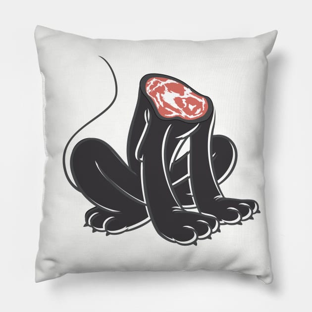 Medium Rare Pillow by Hi5Design