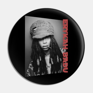 erykahbadu classic monochrome Pin