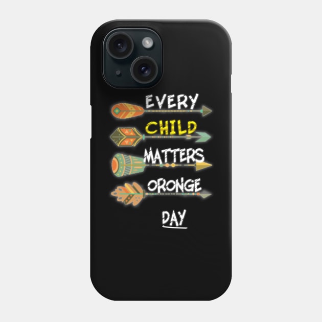 every child matters oronge day Phone Case by fanidi