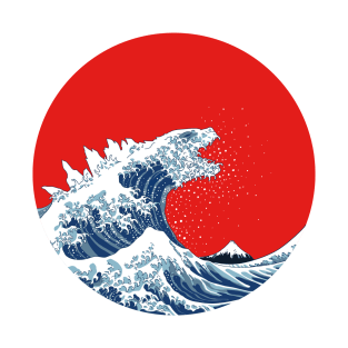 Hokusai Kaiju T-Shirt