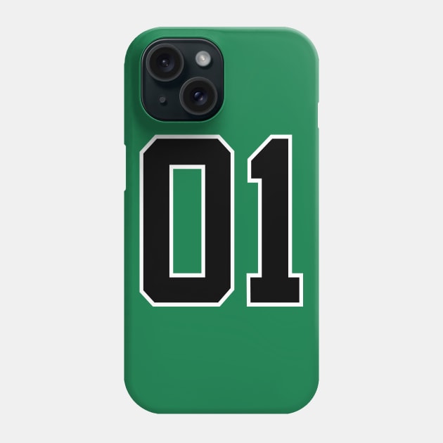 Number 01 Phone Case by colorsplash