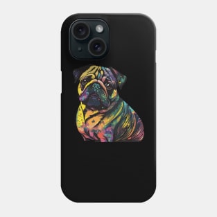 Pug Dog Art Phone Case