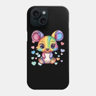 Rainbow of Love Baby Kangaroo Phone Case