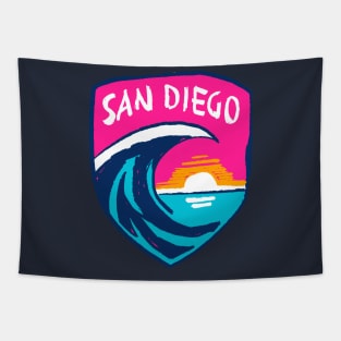 San Diego Waveeee FC 07 Tapestry