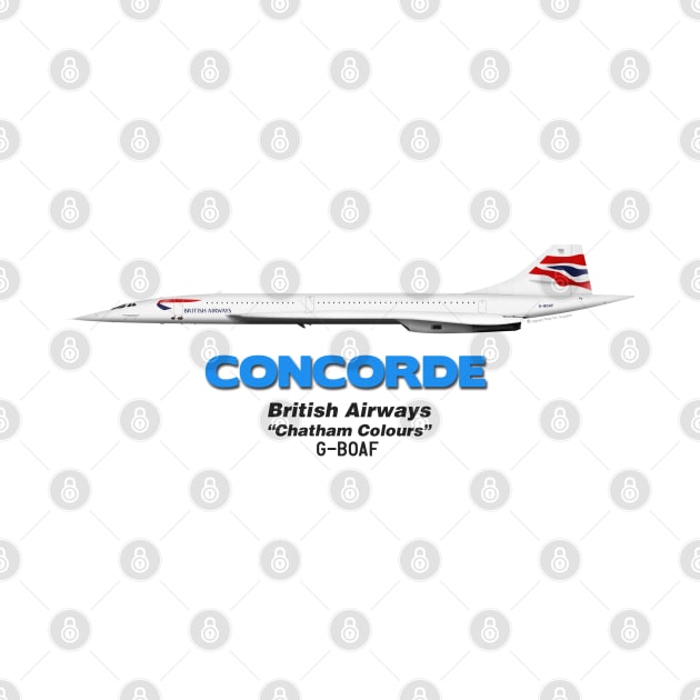 Concorde - British Airways "Chatham Colours" by TheArtofFlying