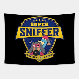 Super Sniffer Cute and Funny Dachshund Tapestry