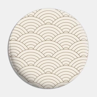 Waves (Cream) Pin