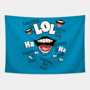 Laughing Out Loud Funny Tapestry