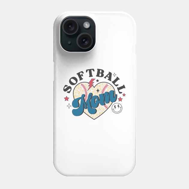 Softball Mom Gift Idea Phone Case by xena