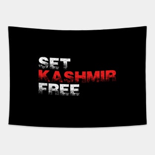 Set Kashmir Free - Show Love For People In Jammu And Kashmir Tapestry