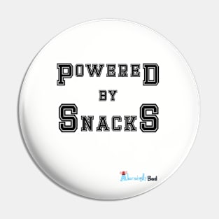 Powered By Snacks Pin