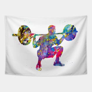 Male deadlift pick Tapestry