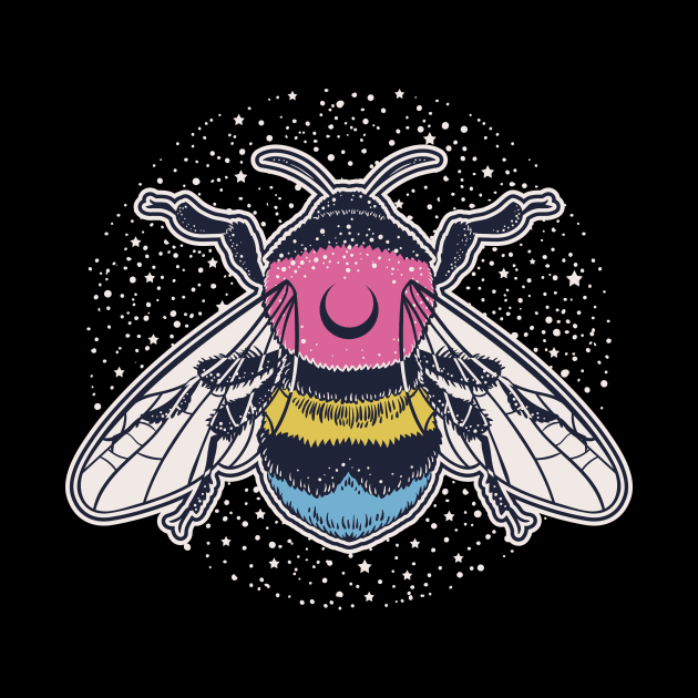 Pansexual Bee Proud LGBT Pride Flag by Psitta