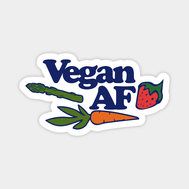 Vegan AF Magnet by bubbsnugg