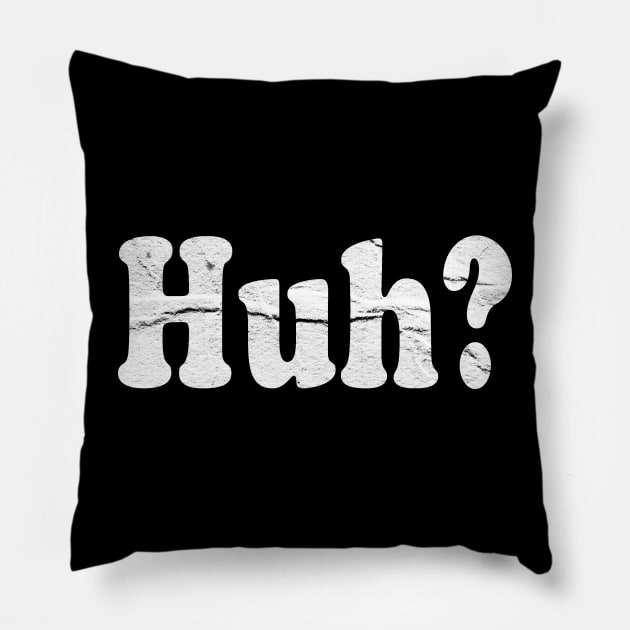 huh? Pillow by Km Singo